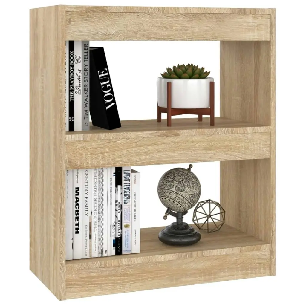 Book Cabinet/Room Divider Sonoma Oak 60x30x72 cm 811649