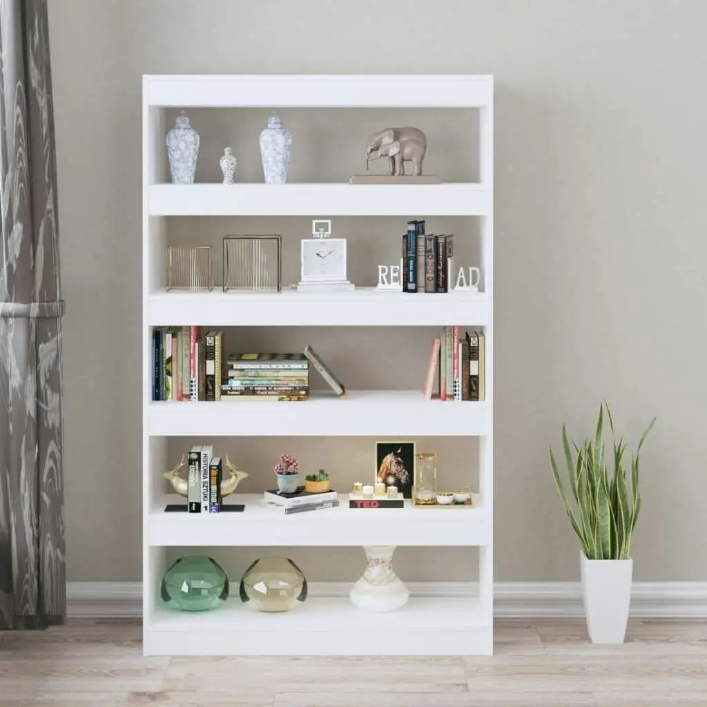 Book Cabinet/Room Divider White 100x30x166 cm 811763