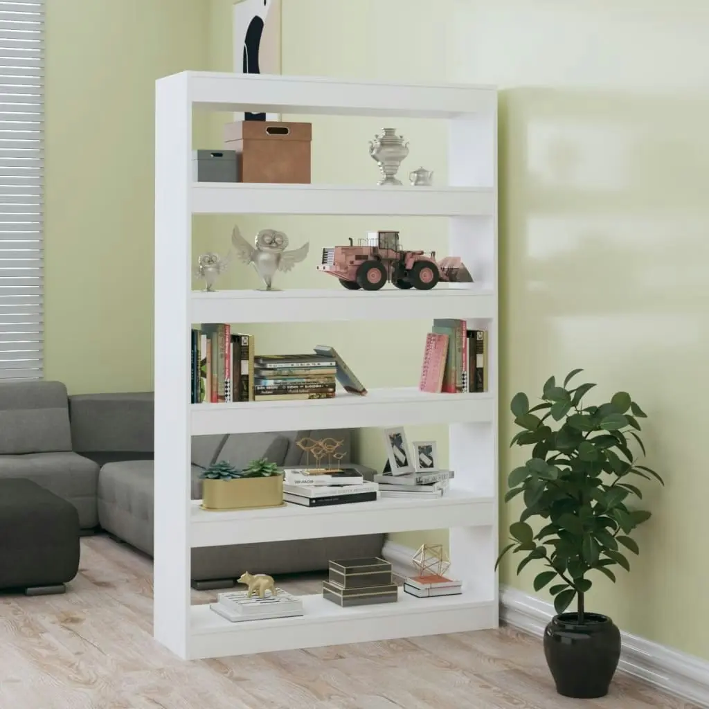 Book Cabinet/Room Divider White 100x30x166 cm 811763