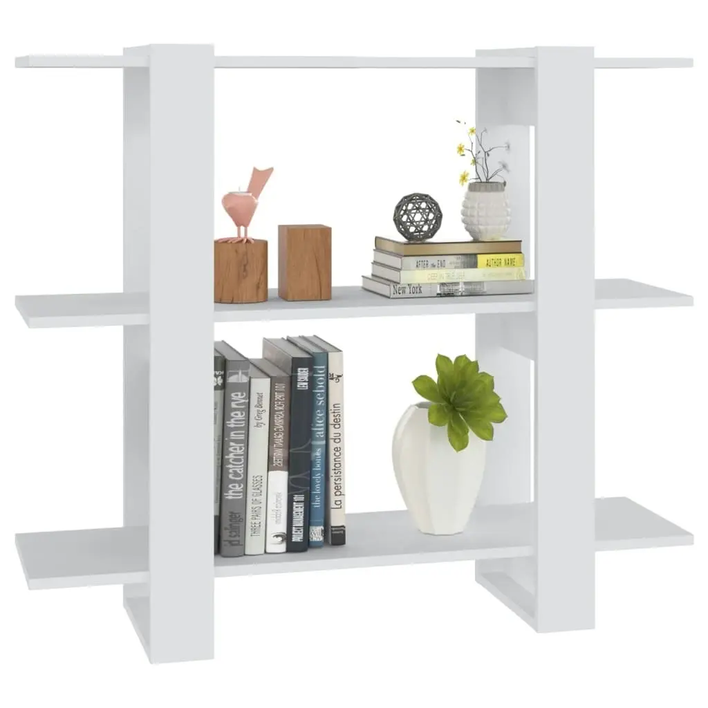 Book Cabinet/Room Divider White 100x30x87 cm 811547