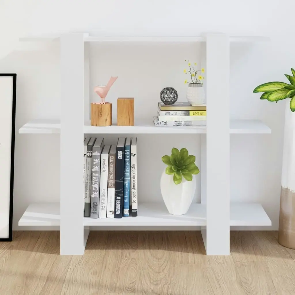 Book Cabinet/Room Divider White 100x30x87 cm 811547