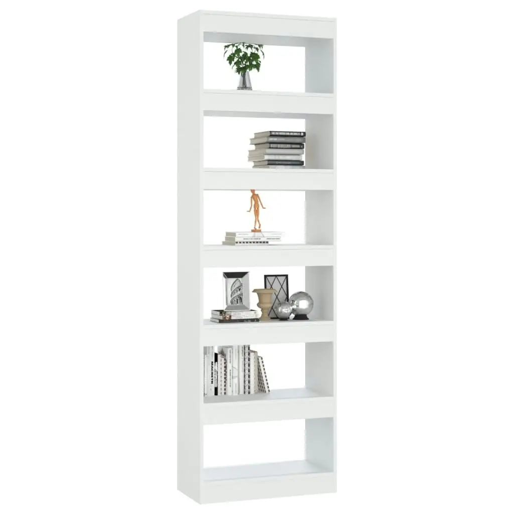 Book Cabinet/Room Divider White 60x30x198 cm 811682