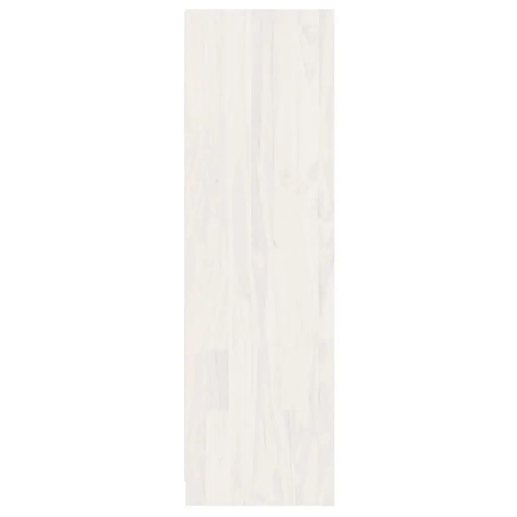 Book Cabinet/Room Divider White 36x33x110 cm Solid Pinewood 809937