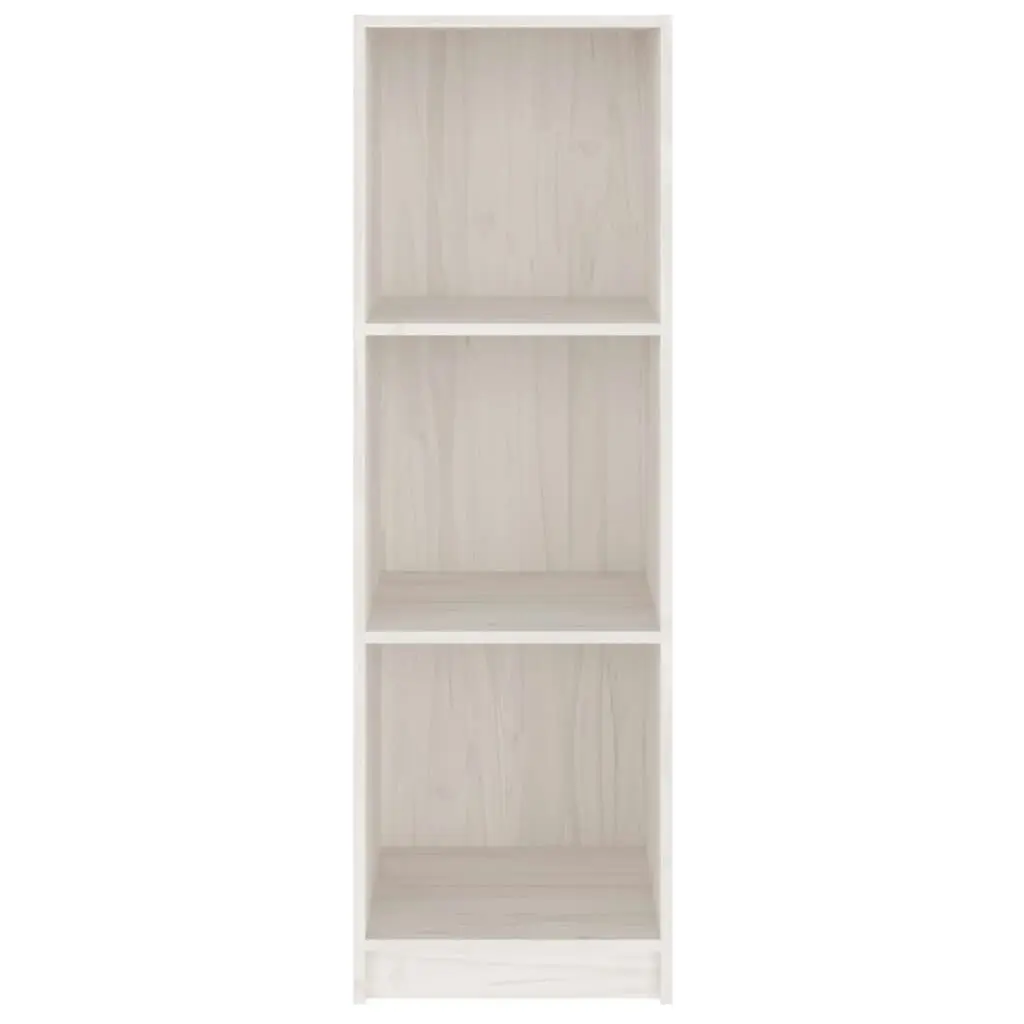 Book Cabinet/Room Divider White 36x33x110 cm Solid Pinewood 809937