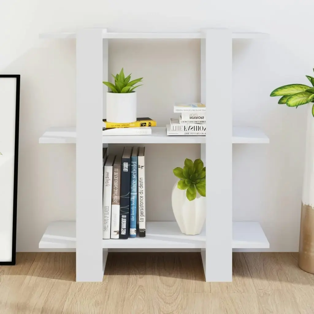 Book Cabinet/Room Divider White 80x30x87 cm 811583