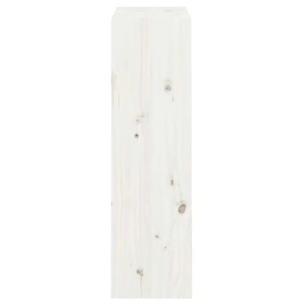 Book Cabinet/Room Divider White 60x30x103.5 cm Solid Wood Pine 808164