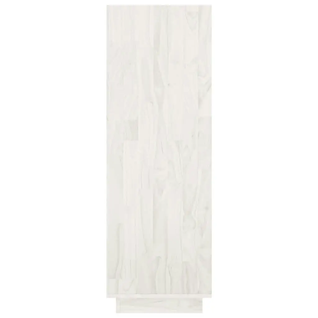 Book Cabinet/Room Divider White 80x35x103 cm Solid Pinewood 810885