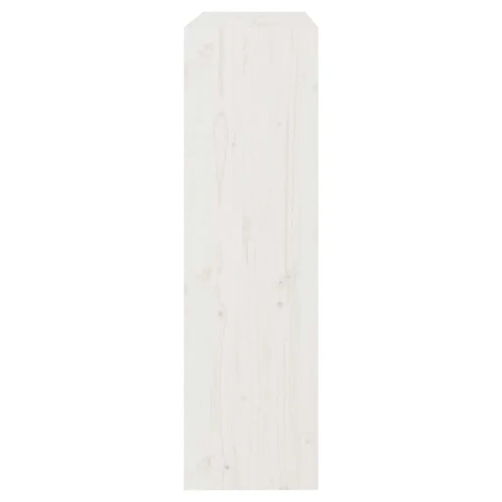 Book Cabinet/Room Divider White 80x30x103.5 cm Solid Wood Pine 808189