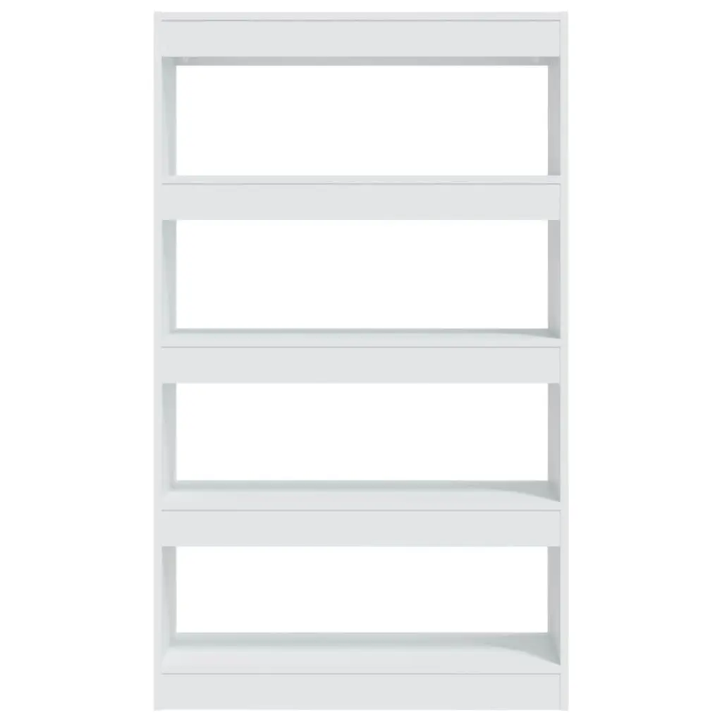 Book Cabinet/Room Divider White 80x30x135 cm Engineered Wood 811709