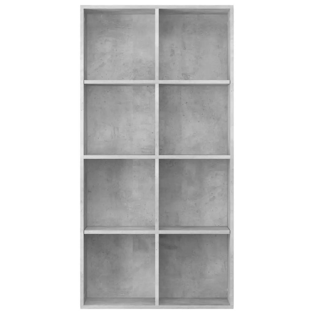 Book Cabinet/Sideboard Concrete Grey 66x30x130 cm Engineered Wood 800157