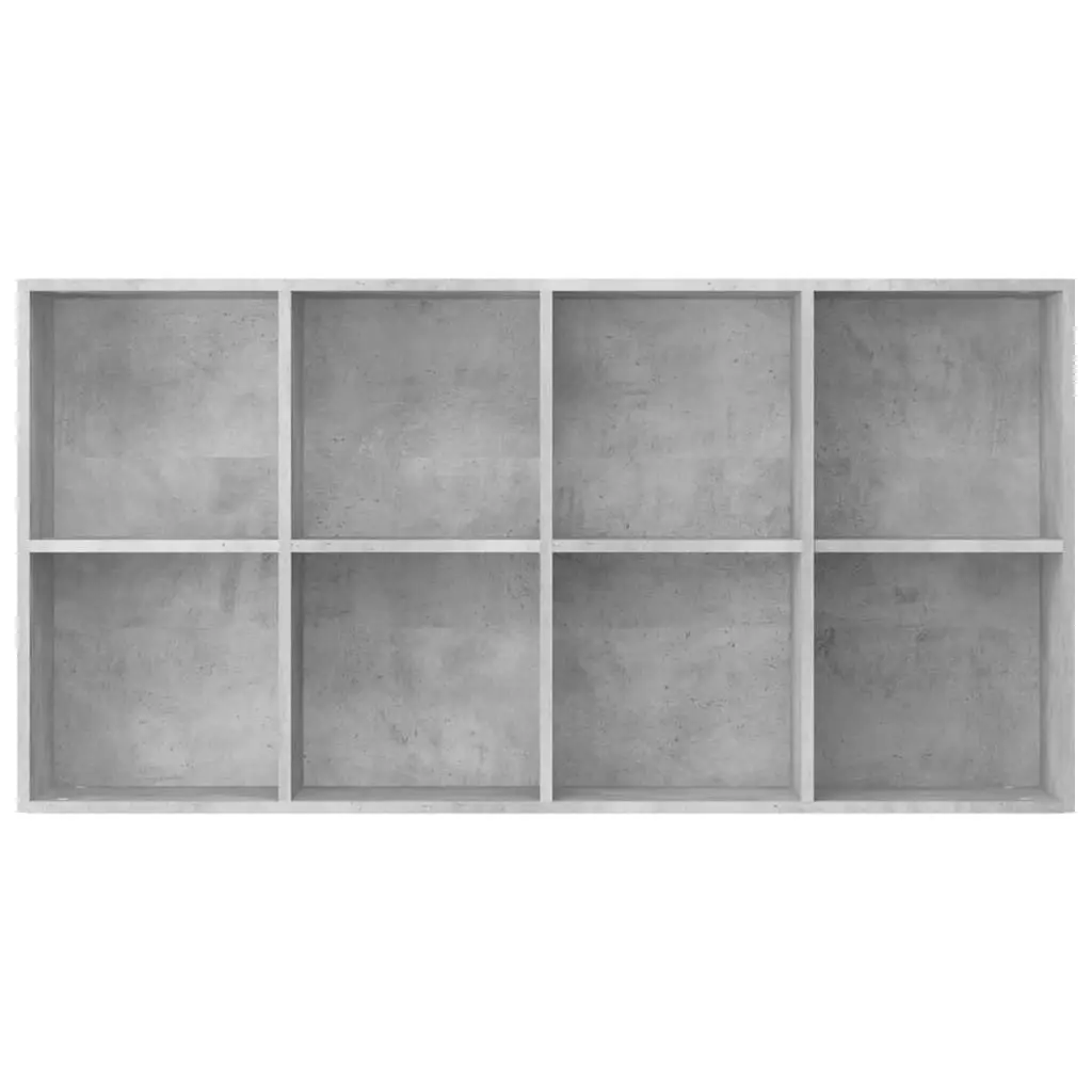 Book Cabinet/Sideboard Concrete Grey 66x30x130 cm Engineered Wood 800157