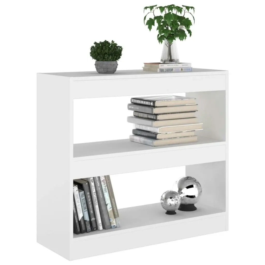 Book Cabinet/Room Divider White 80x30x72 cm 811691