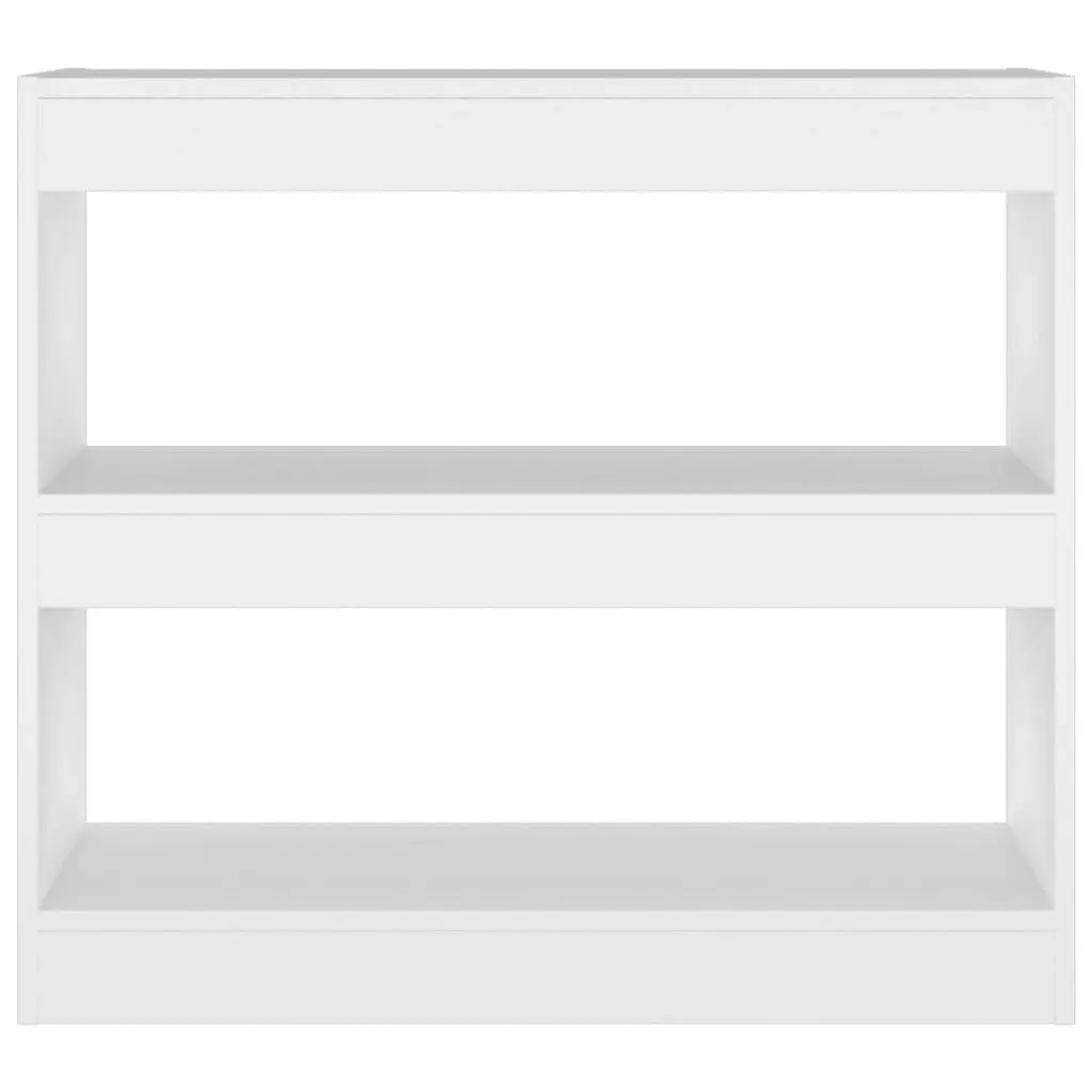 Book Cabinet/Room Divider White 80x30x72 cm 811691