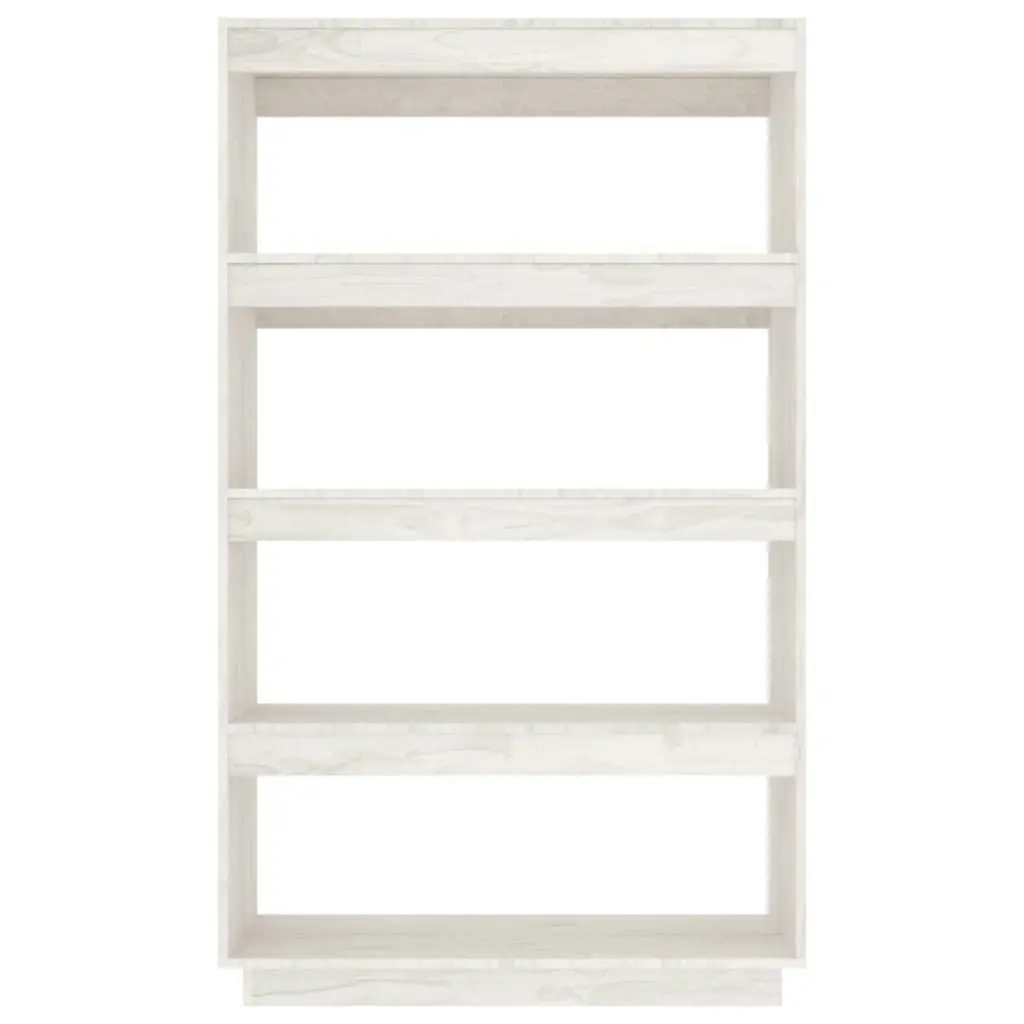 Book Cabinet/Room Divider White 80x35x135 cm Solid Pinewood 810890