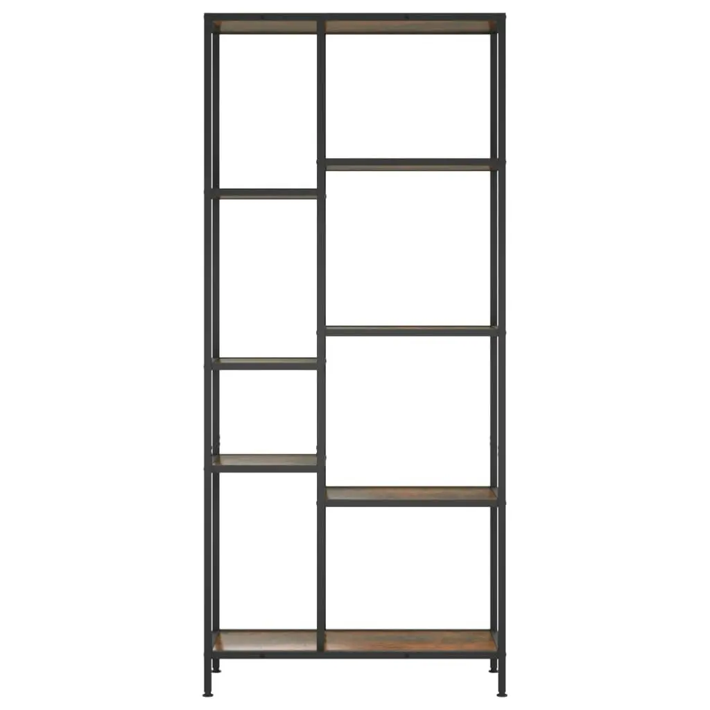 Book Shelf 80x30x180 cm Steel and Engineered Wood 336360