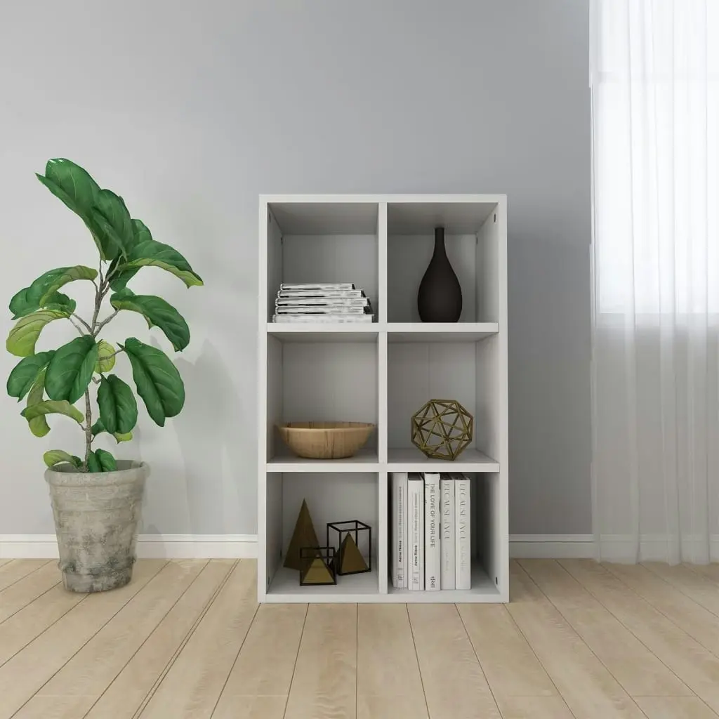 Book Cabinet/Sideboard White 66x30x98 cm Engineered Wood 800342