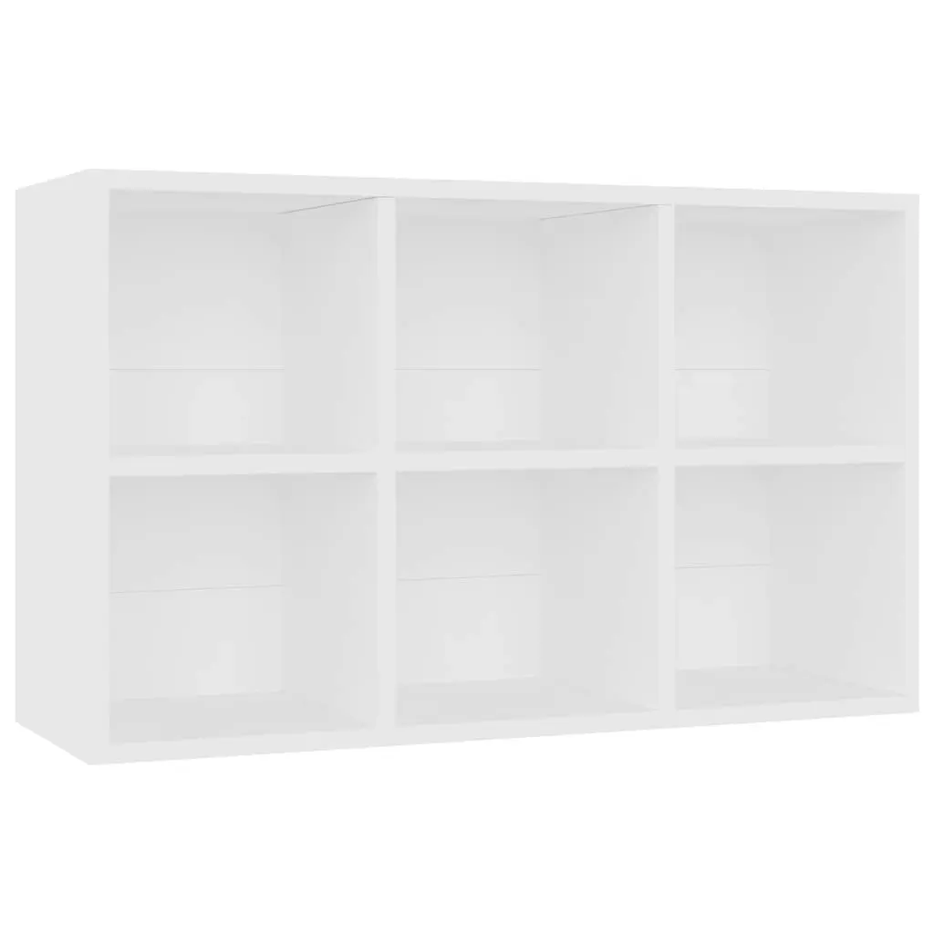 Book Cabinet/Sideboard White 66x30x98 cm Engineered Wood 800342