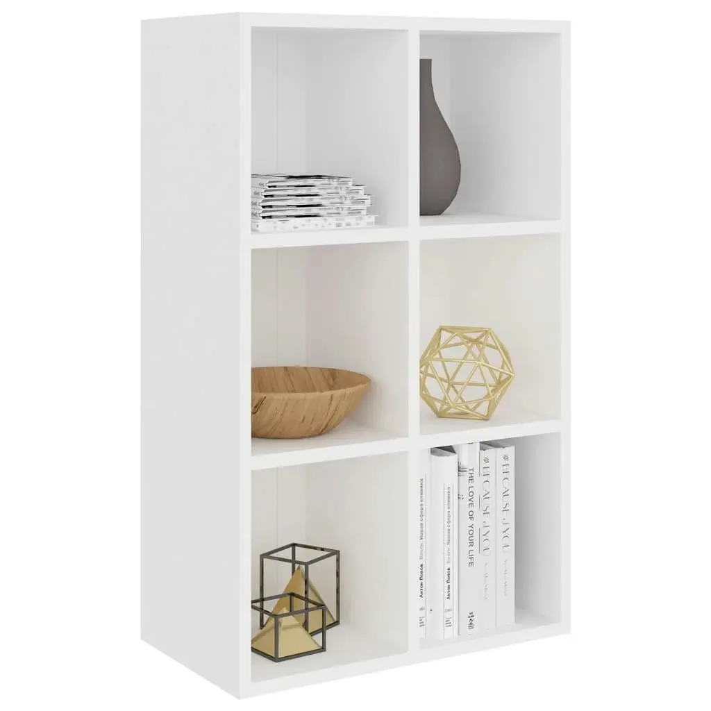 Book Cabinet/Sideboard White 66x30x98 cm Engineered Wood 800342