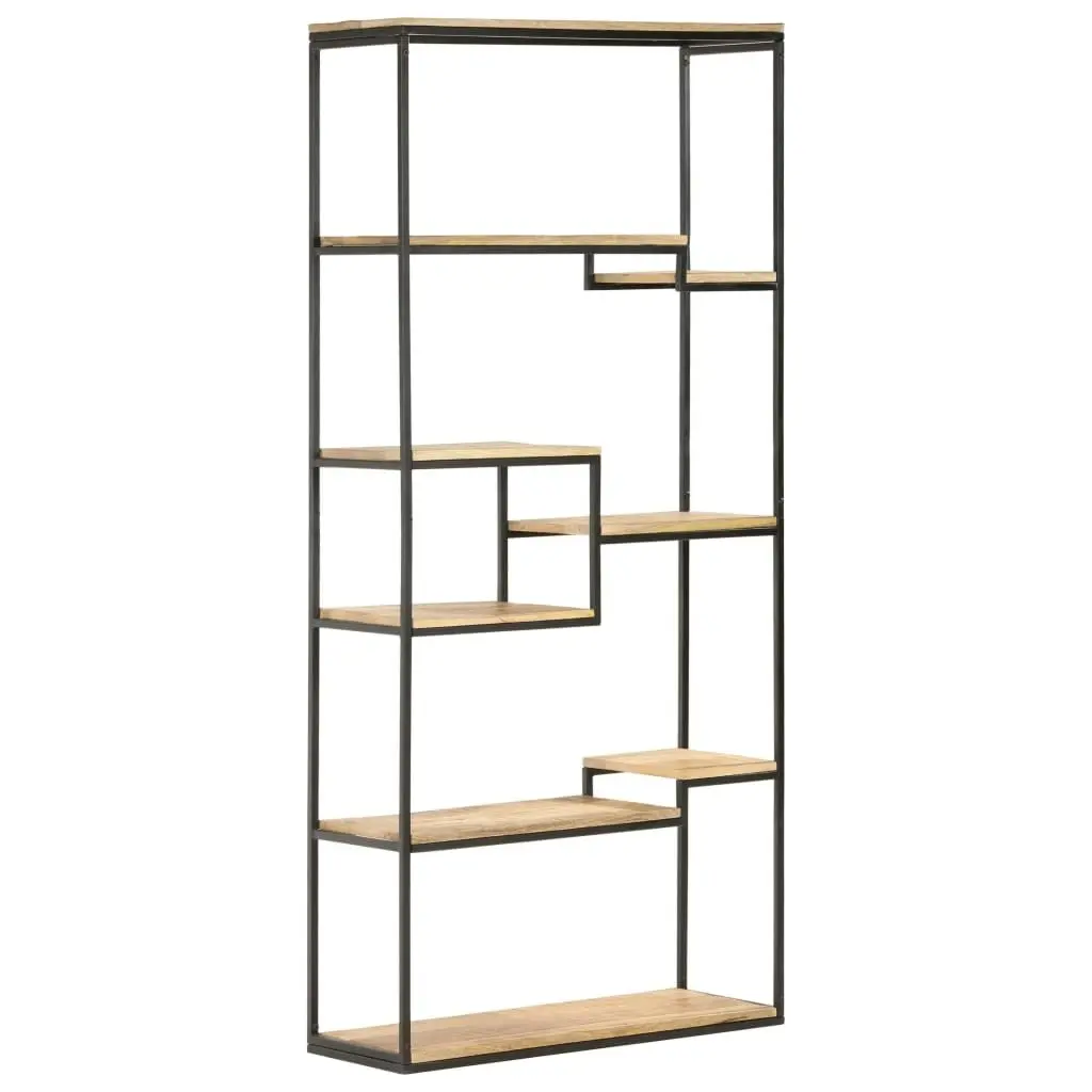 Bookcase 80x30x180 cm Rough Mango Wood 320940