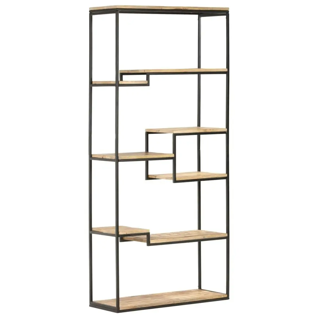 Bookcase 80x30x180 cm Rough Mango Wood 320940