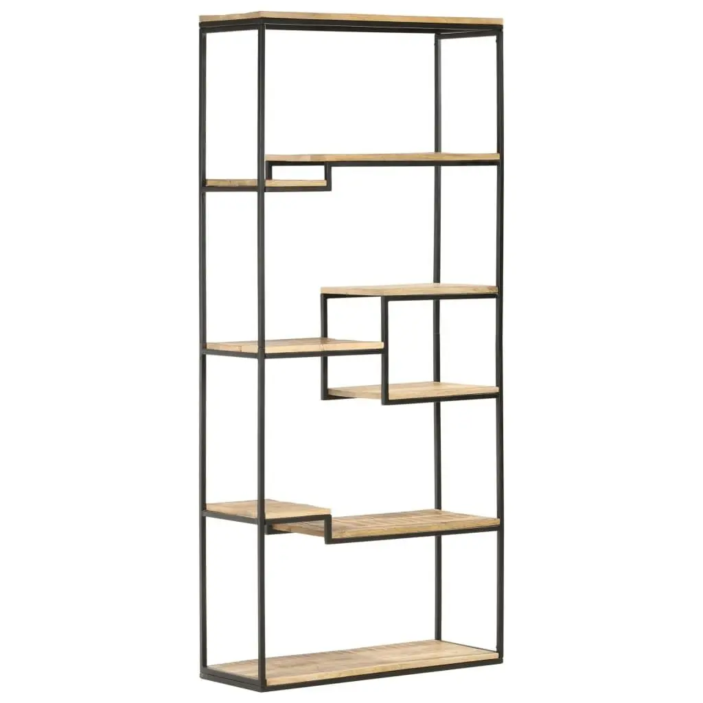 Bookcase 80x30x180 cm Rough Mango Wood 320940