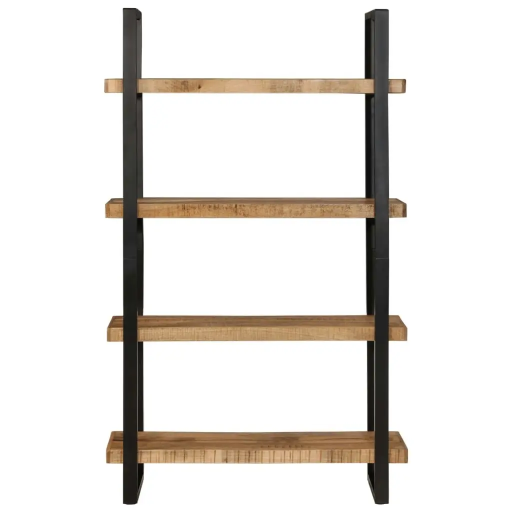 Bookcase 4-Tier 110x40x180 cm Solid Wood Mango and Iron 374959