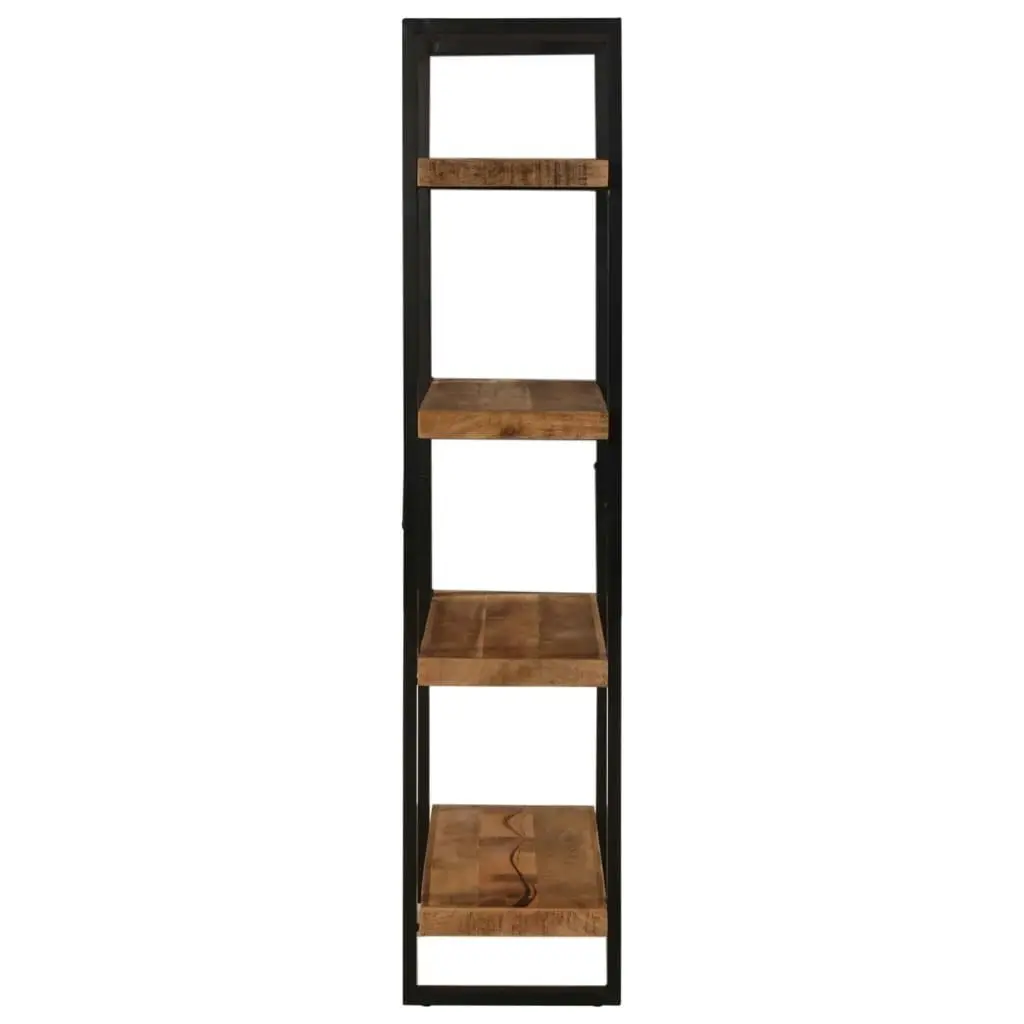 Bookcase 4-Tier 110x40x180 cm Solid Wood Mango and Iron 374959