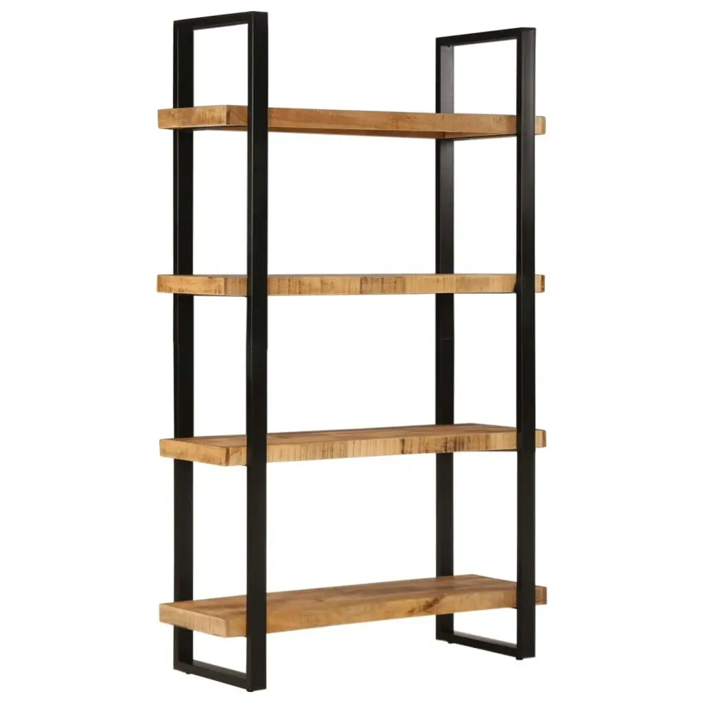 Bookcase 4-Tier 110x40x180 cm Solid Wood Mango and Iron 374959