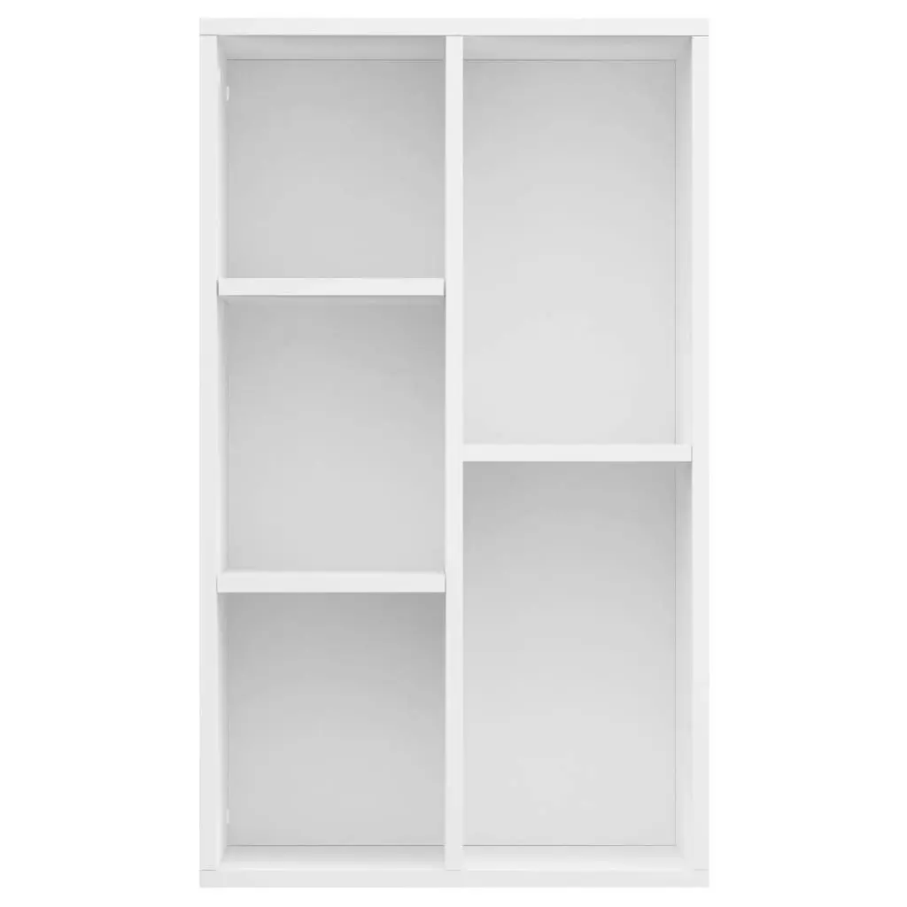 Book Cabinet/Sideboard White 50x25x80 cm Engineered Wood 800162