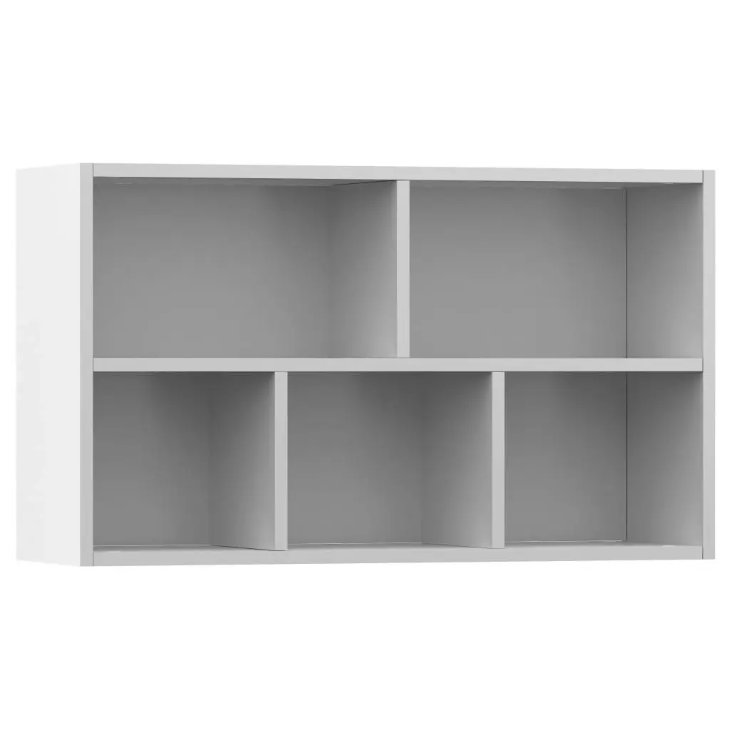 Book Cabinet/Sideboard White 50x25x80 cm Engineered Wood 800162