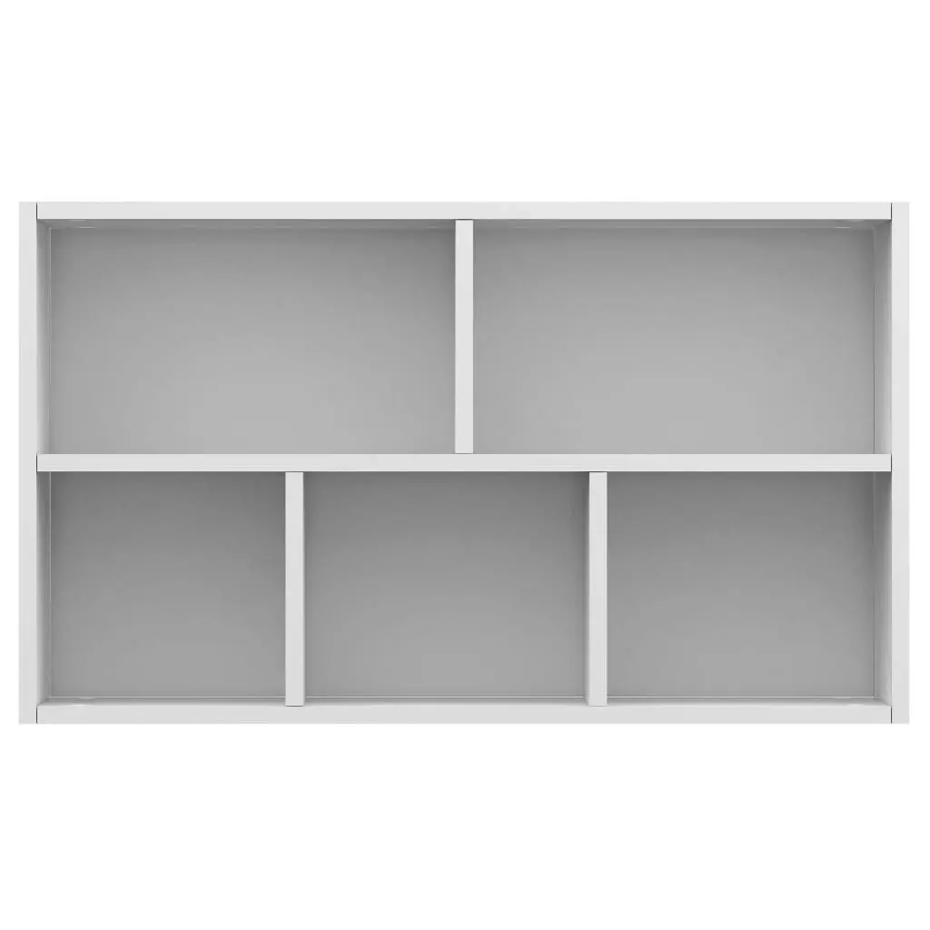 Book Cabinet/Sideboard White 50x25x80 cm Engineered Wood 800162