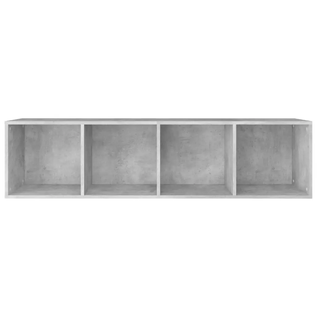 Book Cabinet/TV Cabinet Concrete Grey 36x30x143 cm Engineered Wood 800148