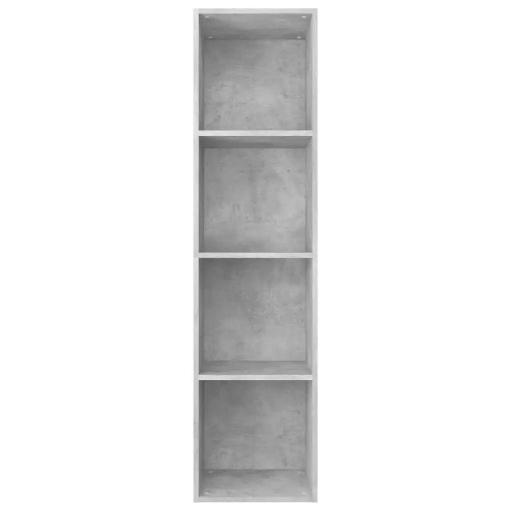 Book Cabinet/TV Cabinet Concrete Grey 36x30x143 cm Engineered Wood 800148