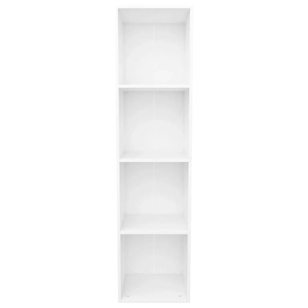 Book Cabinet/TV Cabinet White 36x30x143 cm Engineered Wood 800144