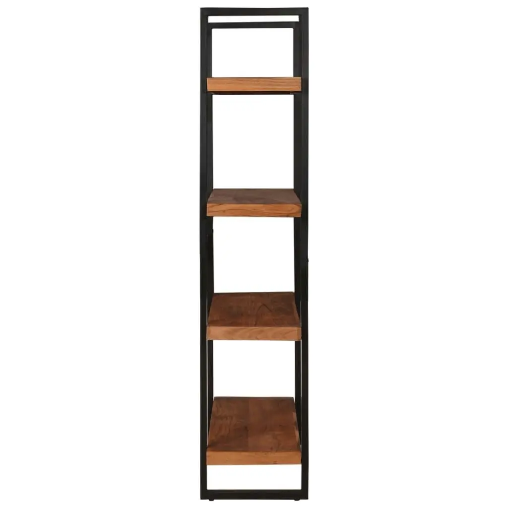 Bookcase 4-Tier 110x40x180 cm Solid Wood Acacia and Iron 374961