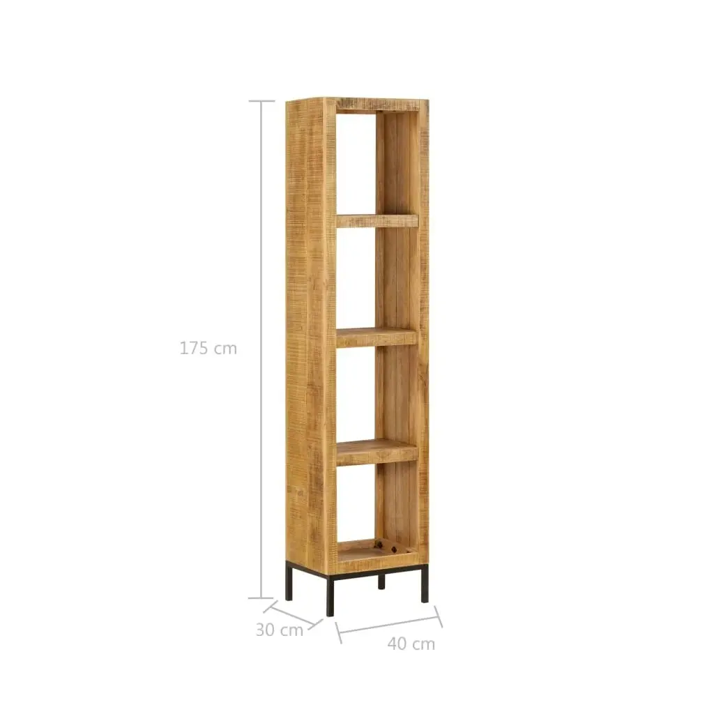 Bookshelf 40x30x175 cm Solid Mango Wood 247968