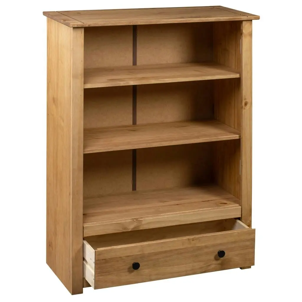 Bookcase 80x35x110 cm Solid Pine Wood Panama Range 282667