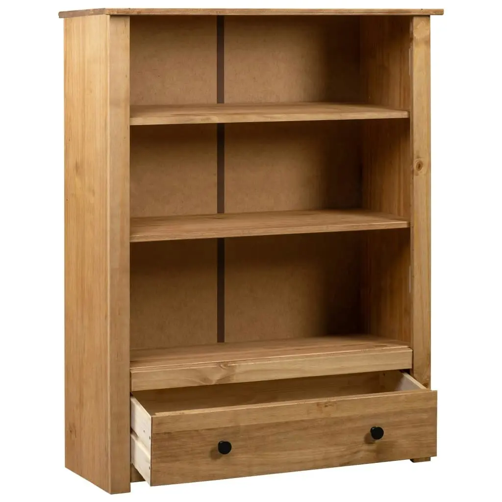 Bookcase 80x35x110 cm Solid Pine Wood Panama Range 282667