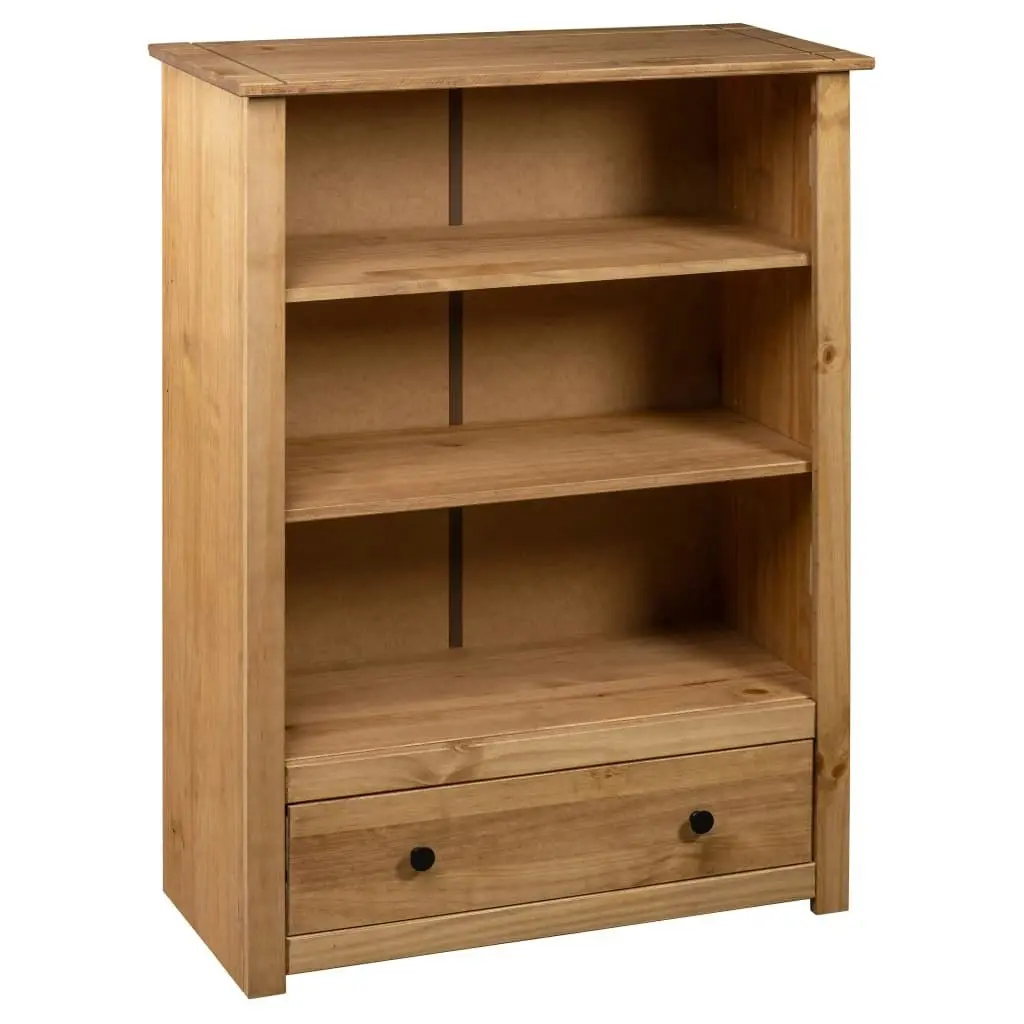 Bookcase 80x35x110 cm Solid Pine Wood Panama Range 282667