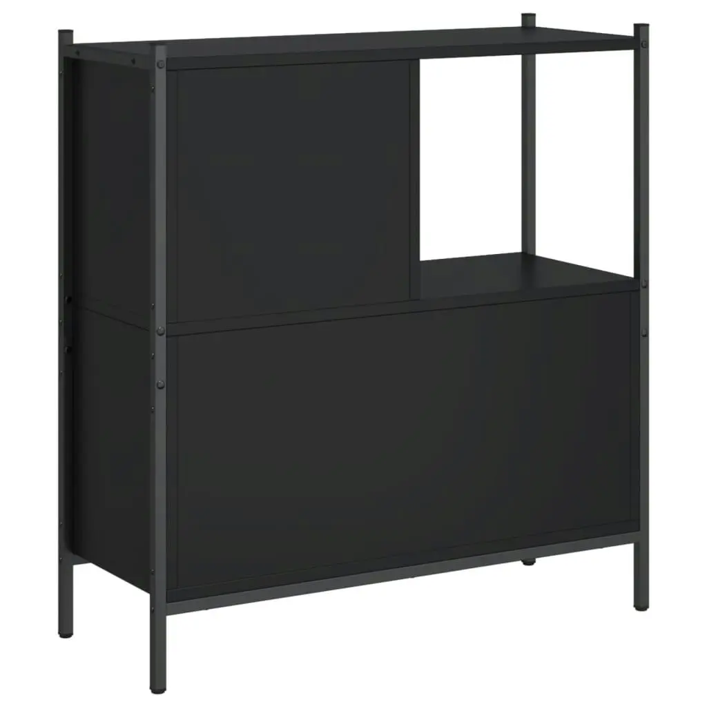 Bookcase Black 72x28x77.5 cm Engineered Wood 838878