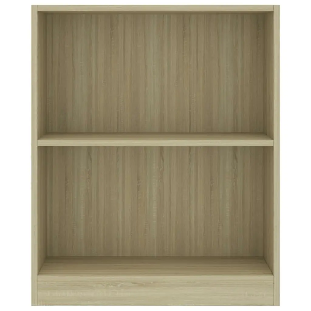 Bookshelf Sonoma Oak 60x24x76 cm Engineered Wood 800858