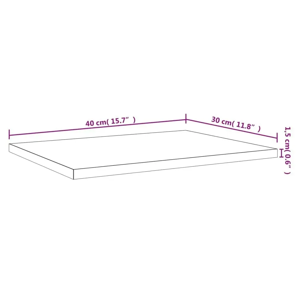 Bookshelf Boards 4 pcs Grey 40x30x1.5 cm Engineered Wood 805158