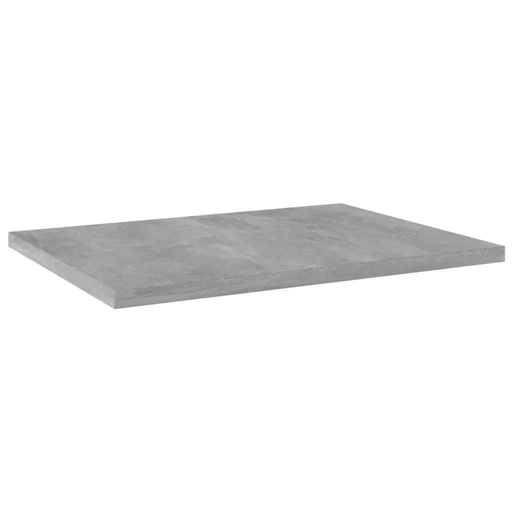 Bookshelf Boards 4 pcs Concrete Grey 40x30x1.5 cm Engineered Wood 805162