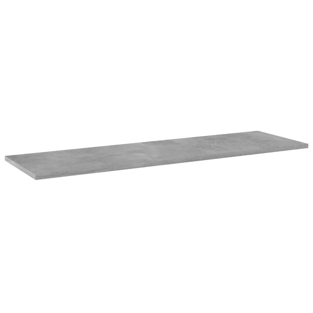 Bookshelf Boards 4 pcs Concrete Grey 100x30x1.5 cm Engineered Wood 805402