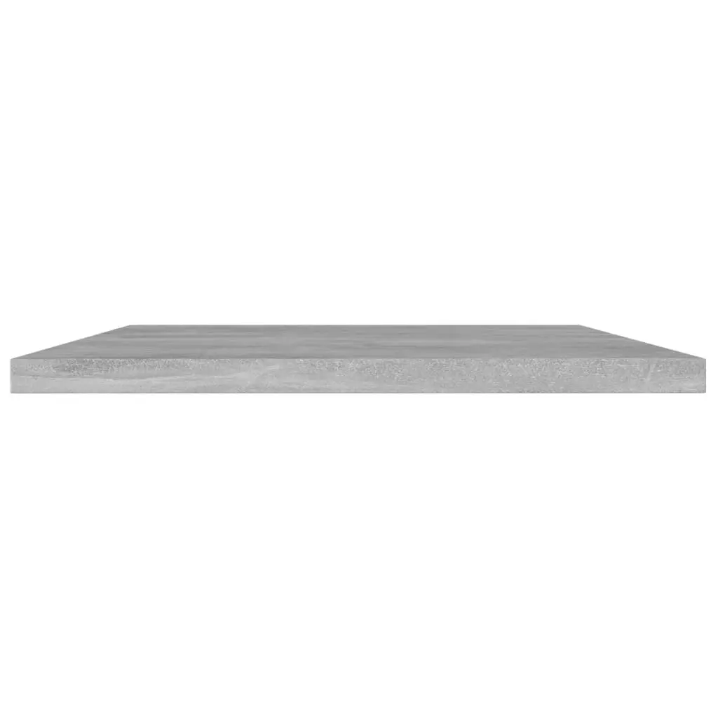 Bookshelf Boards 4 pcs Concrete Grey 100x20x1.5 cm Engineered Wood 805386