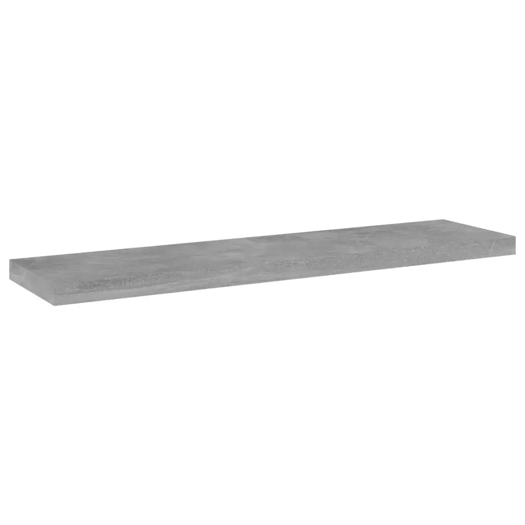 Bookshelf Boards 4 pcs Concrete Grey 40x10x1.5 cm Engineered Wood 805130