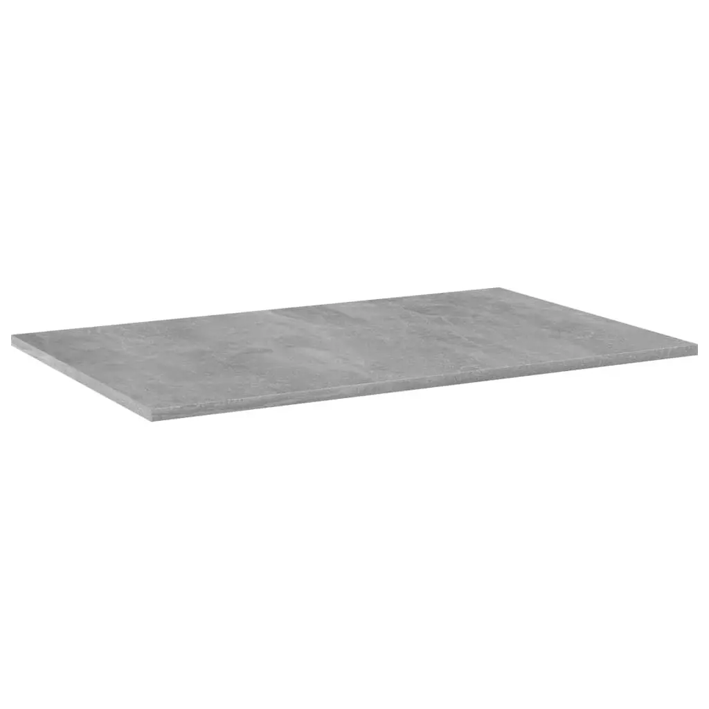 Bookshelf Boards 4 pcs Concrete Grey 80x50x1.5 cm Engineered Wood 805354