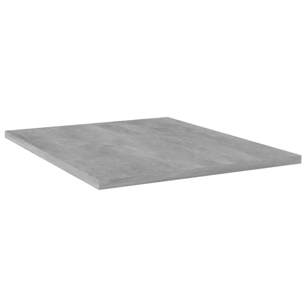 Bookshelf Boards 4 pcs Concrete Grey 40x50x1.5 cm Engineered Wood 805194