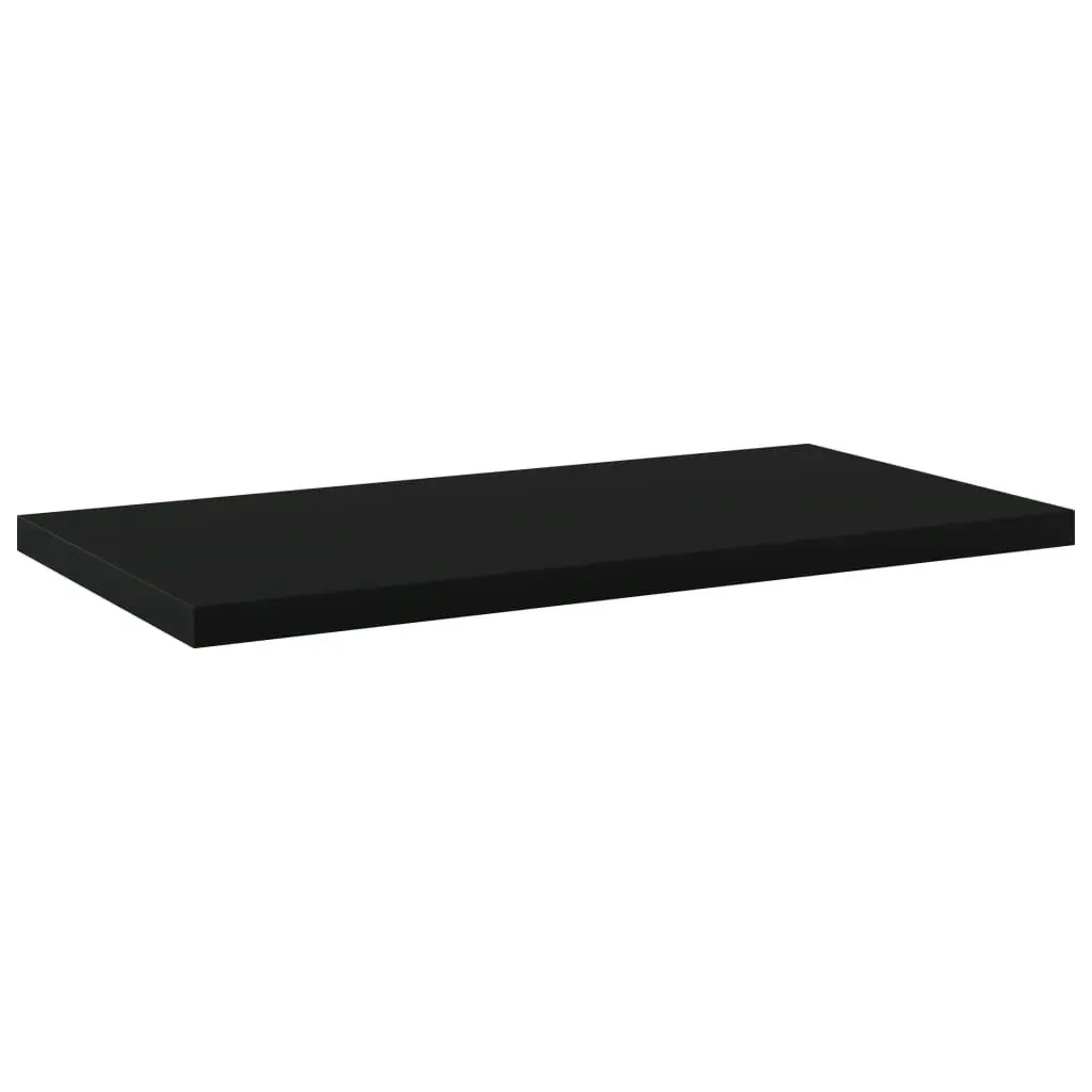 Bookshelf Boards 4 pcs Black 40x20x1.5 cm Engineered Wood 805140