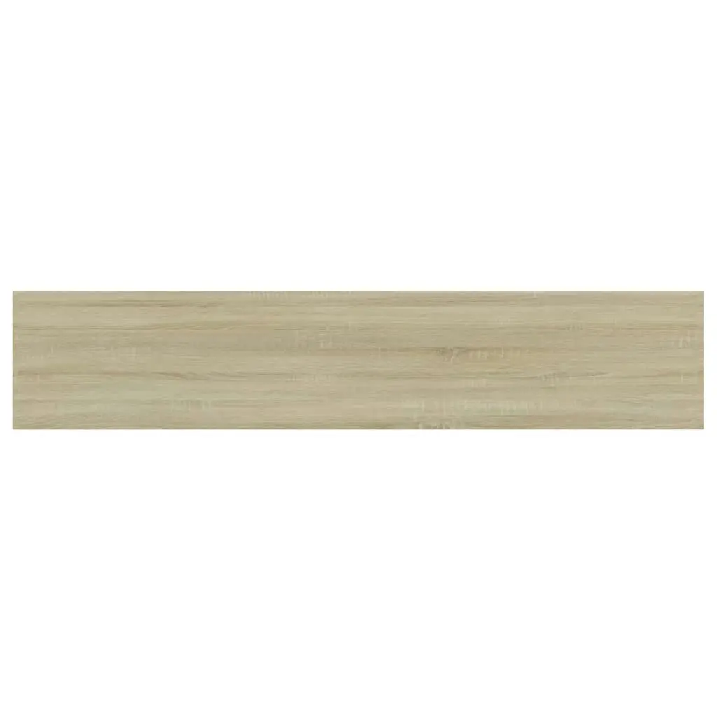 Bookshelf Boards 4 pcs Sonoma Oak 100x20x1.5 cm Engineered Wood 805384